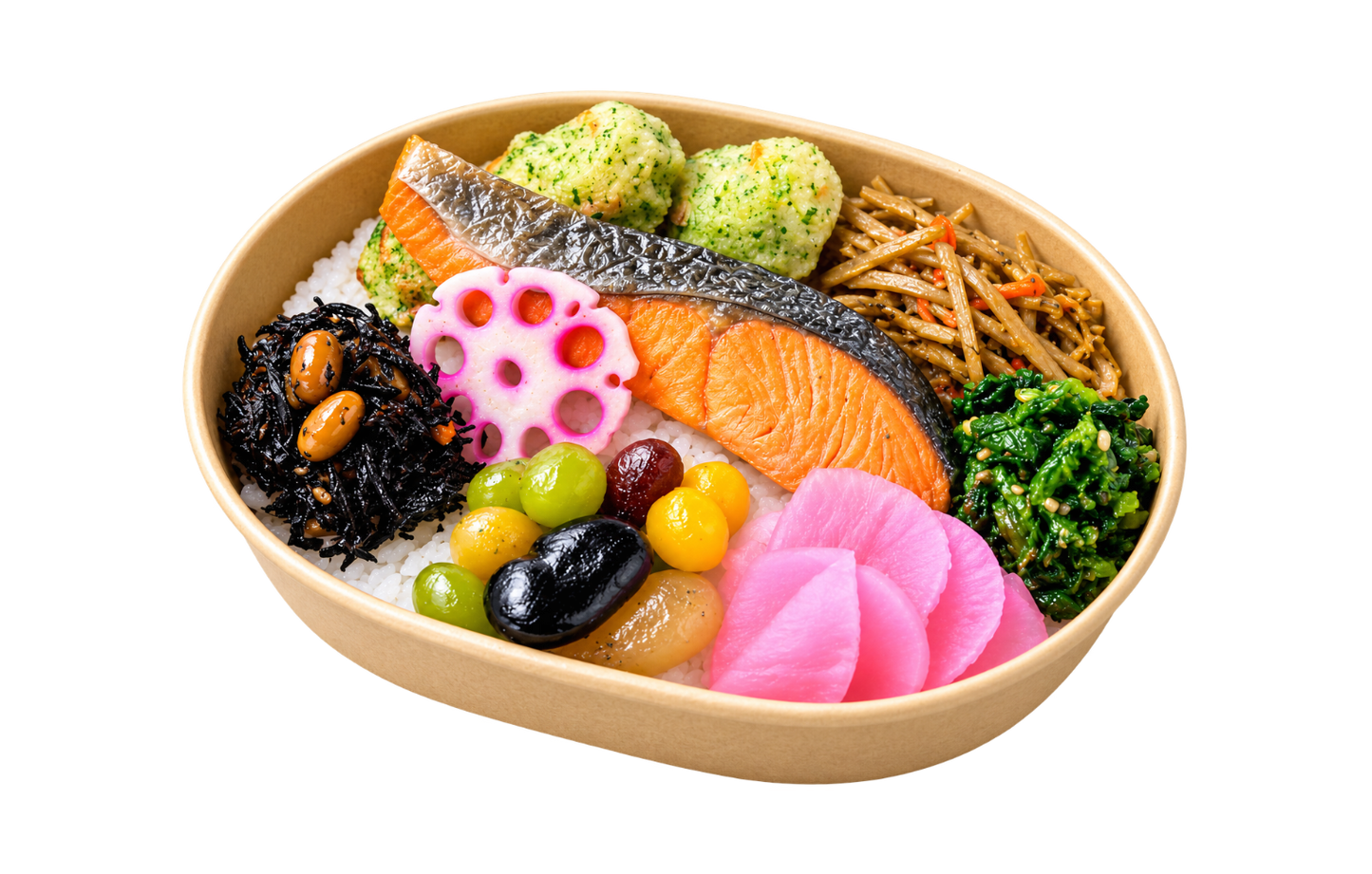 のっけ弁当(焼き鮭)