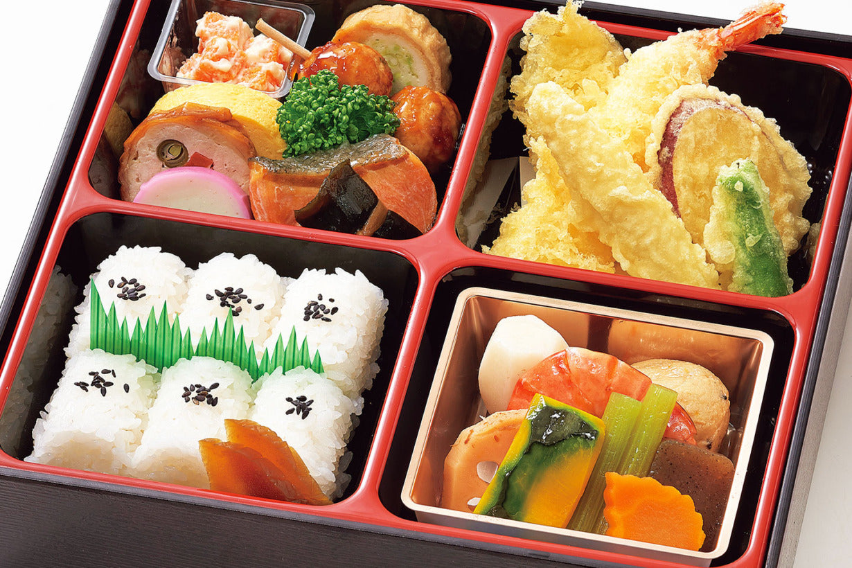 茶道具　松花堂弁当 楽天市場】日本製 檜 松花堂弁当箱 22.5cm ミニ 蓋付き 四つ切り